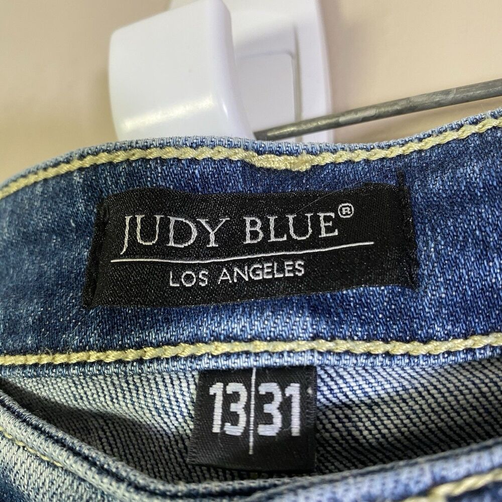 Judy Blue Boyfriend Fit Jeans Womens 13/31 Stretch Denim Lt Wash JB82335LT - Picture 6 of 16